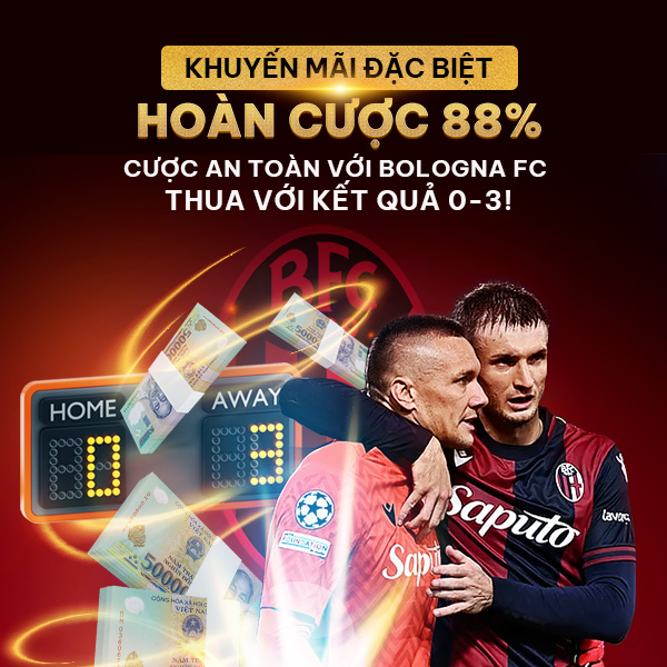 Hoàn Cược 88% Bologna FC Thua Với Kết Quả 0-3!