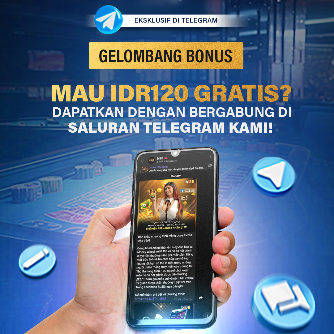 Gratis Rp120.000 di TELEGRAM