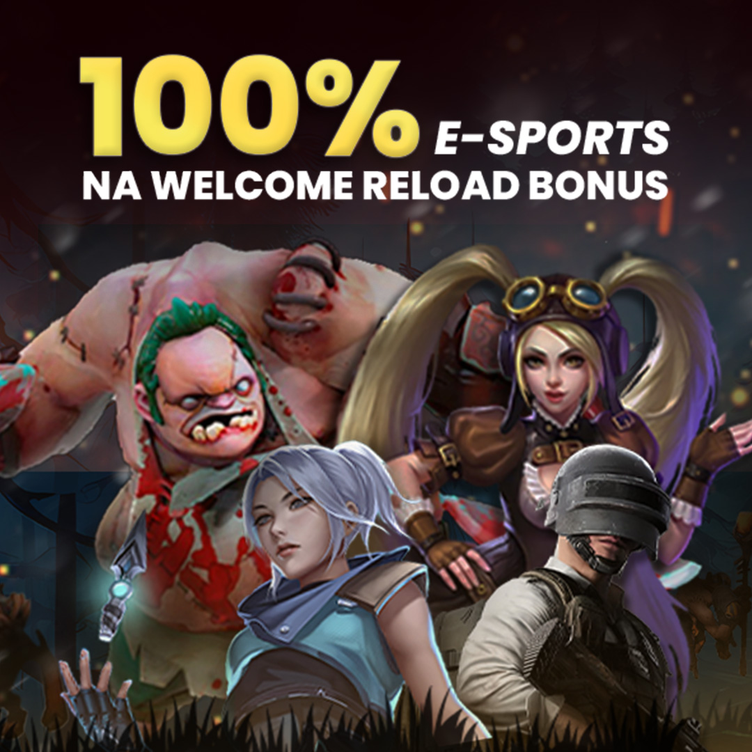 100% E-Sports Welcome Reload Bonus