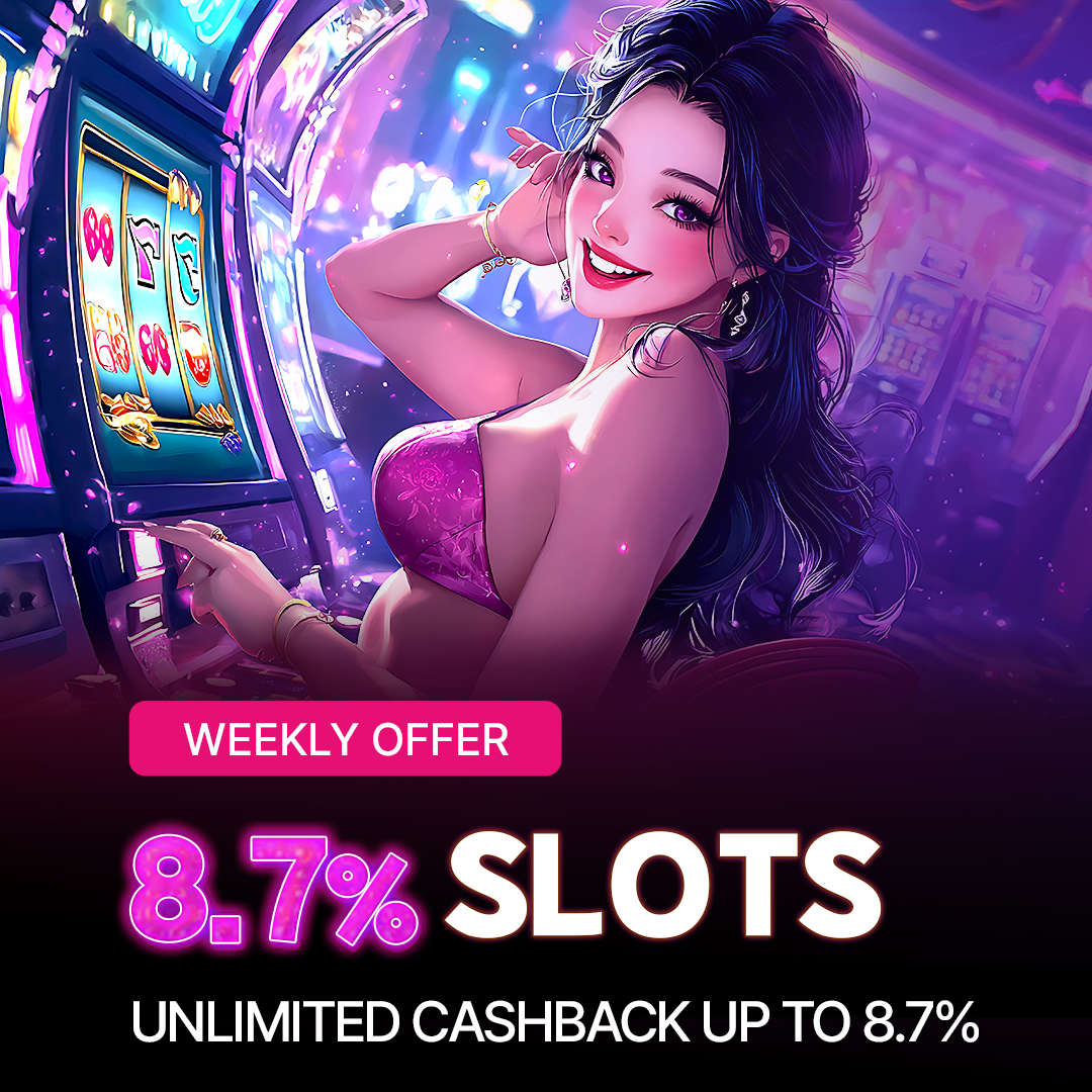 8.70% Slots Unlimited Cashback