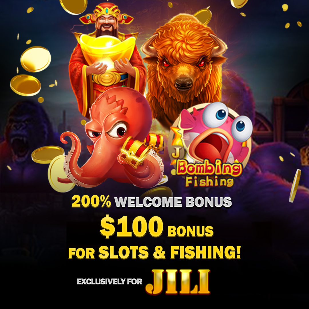200% Welcome Bonus $100 Bonus For Slots & Fishing!